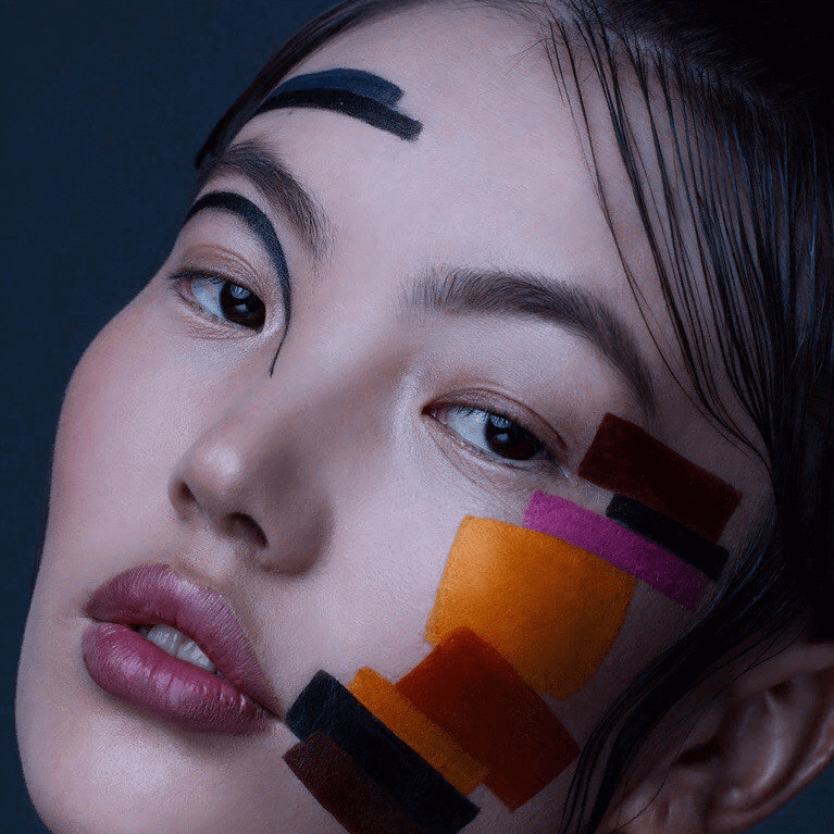 Креативный макияж Макияж на сьемку